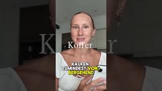 Reise Fail - Koffer kaputt, alles musste in einen kleineren Koffer 🥴