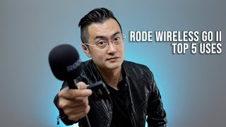 RODE WIRELESS GO II - Top 5 Uses - The Mic for Content Creators to Professionals