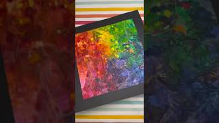 🖍️✨ This is the EASIEST Craft Activity! Melt Crayons to create unique and colorful art. #easycraft