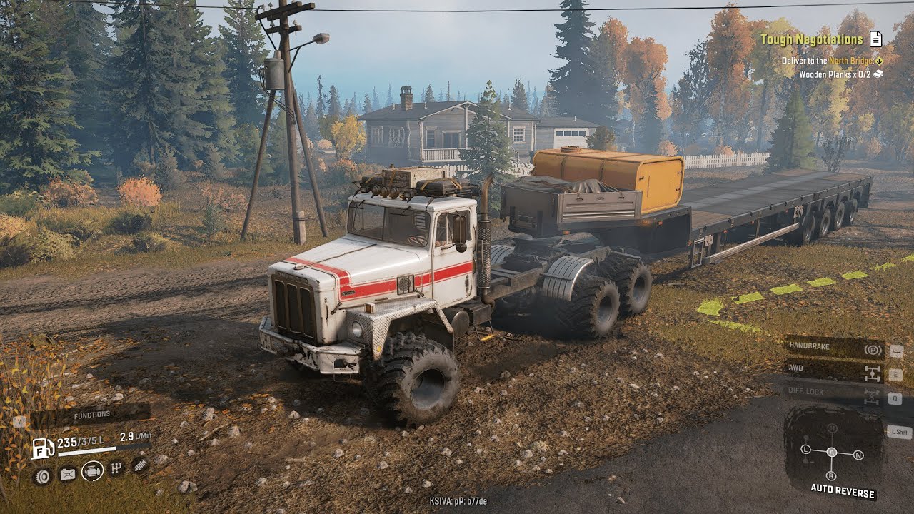 Snowrunner gameplay  #15 Island Lake map