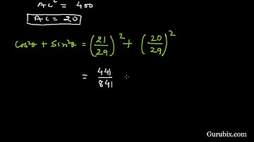 Expl 3  Consider Δ ACB, right angled at C, in which AB = 29 units    Ch 8  Math for Class X CBSE