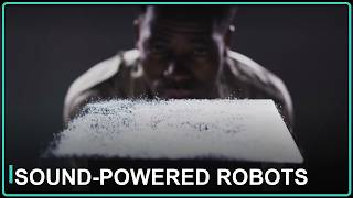 How Sound Waves Power Tiny Boats and Flying Robots