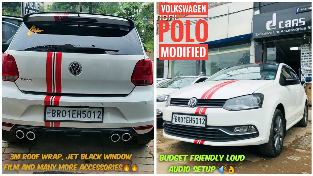Volkswagen Modified|Window | Rear Diffuser For Polo GT| Audio Upgradation -