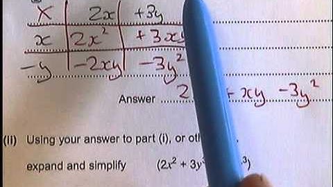 Q11 Mod5 Paper1 Higher Nov 2010 AQA GCSE Maths