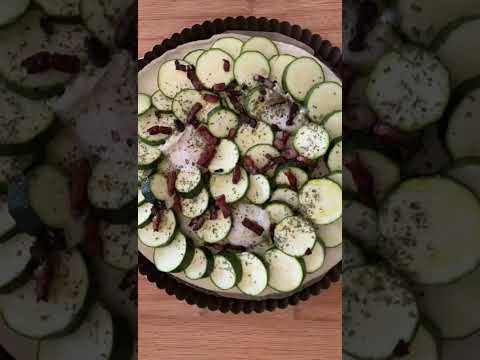 Tarte courgette chèvre