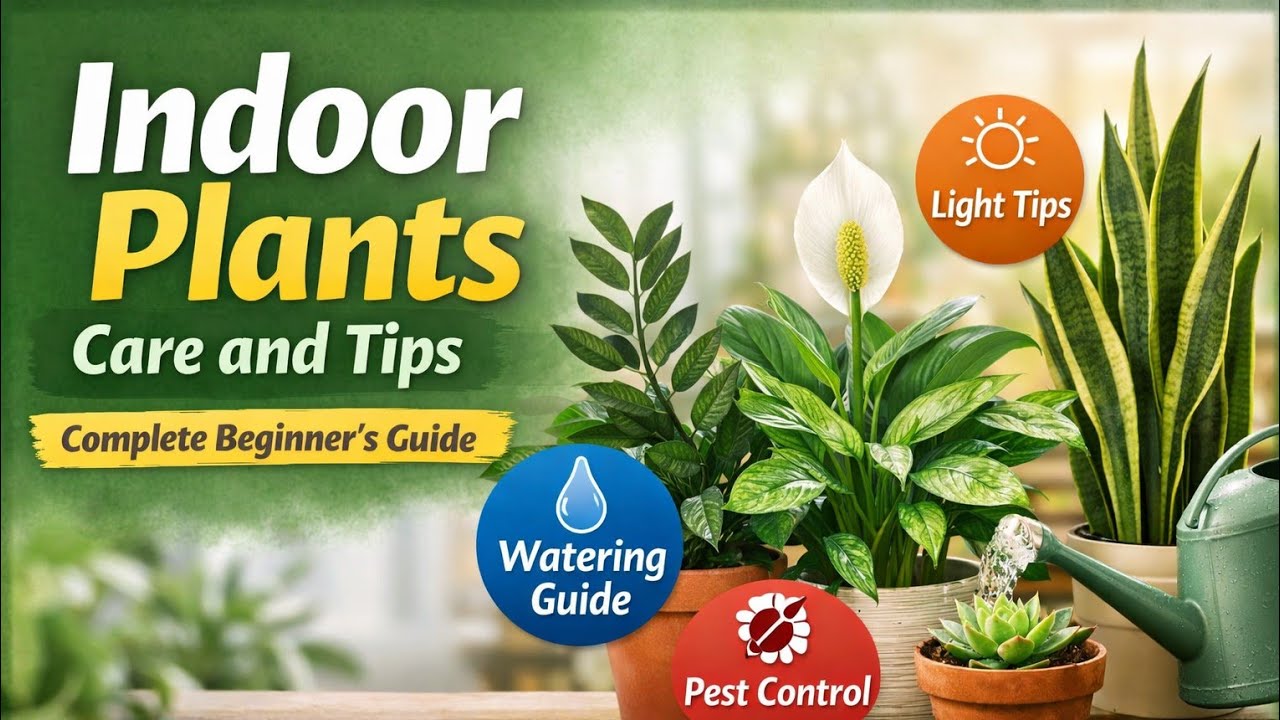 Indoor Plants Care and Tips | Complete Beginner’s Guide for Healthy ...