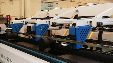 [LX Laser Tech.] Universal metal tube laser cutting machine with automatic loading rack & system