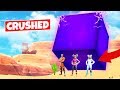 CRUSHED BY THE GIANT CUBE (its moving) - Fortnite Battle Royale