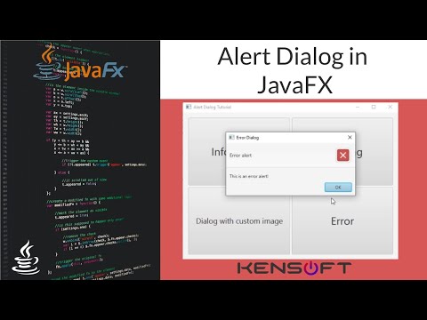 JavaFX Tutorial: Java Alert Box