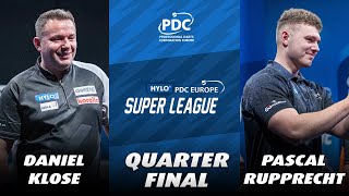 PDC Battle 🚀 Daniel Klose vs. Pascal Rupprecht | Full Quarter-Final | PDC Europe Super League 2023