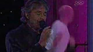 Andrea Bocelli "Can't Help Falling In Love"on stage