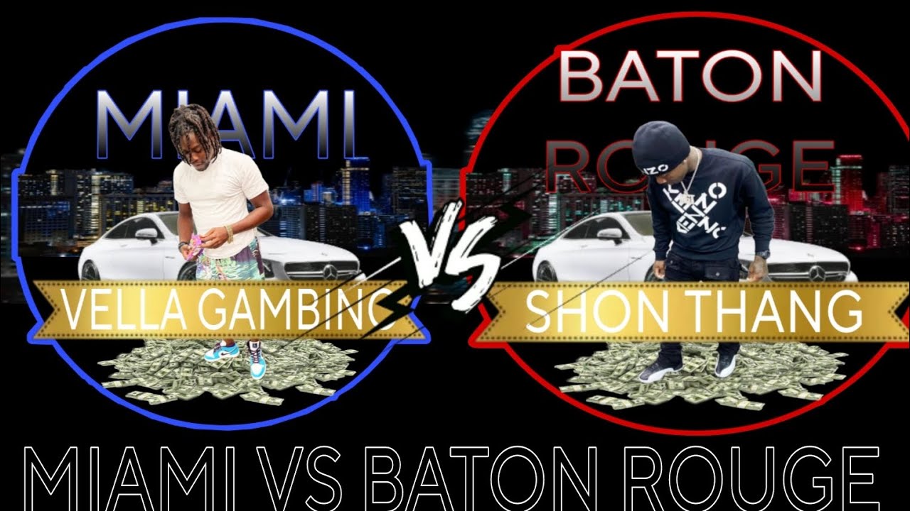 VELLA GAMBINO VS SHON THANG (ROUND 3) MIAMI VS BATON ROUGE - YouTube