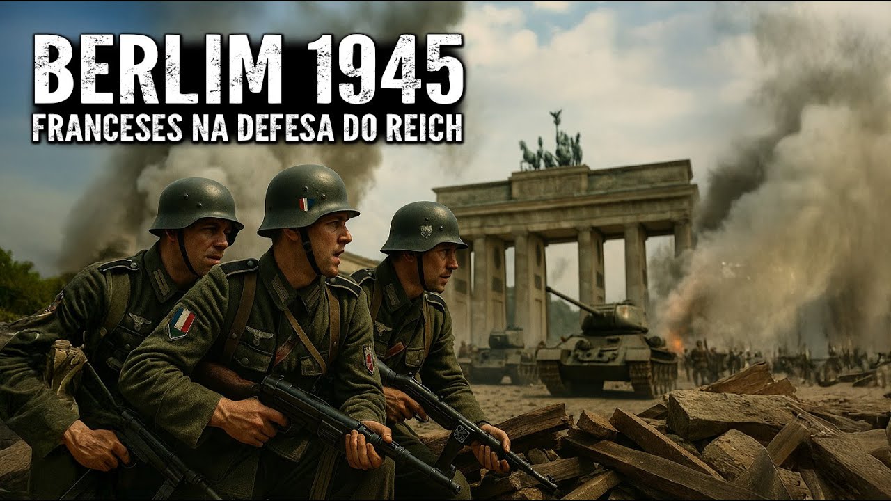 SOLDADOS FRANCESES NA DEFESA DO REICHSTAG EM BERLIM - A DIVISÃO CHARLEMAGNE - Viagem na Historia