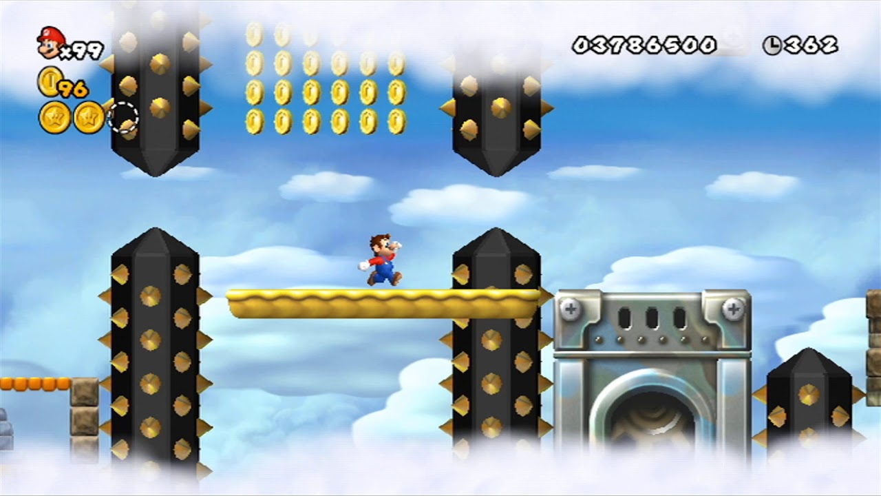 New Super Mario Bros Welt 7 Schloss #65 (7-Schloss) New Super Mario Bros.wii - YouTube