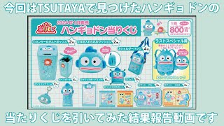 SANRIO】TSUTAYAで見つけた「ハンギョドン当りくじ」を3回やってきまし