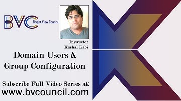 15 - Domain Users & Group Configuration (Networking in Bengali)
