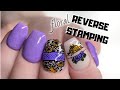 Stamp With Me | Floral Reverse Stamping Nail Art with Maniology MXM026