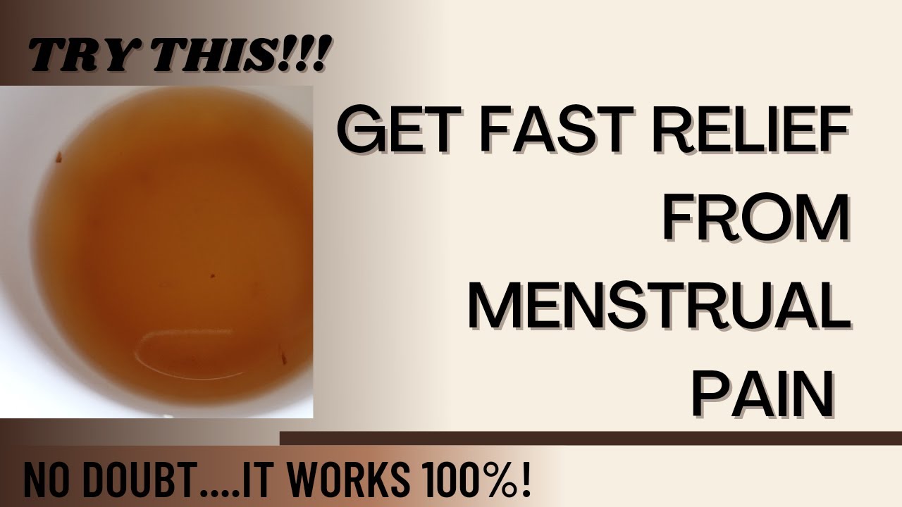 How to get instant relief from menstrual cramp using Ginger / Home Remedy for Menstrual Pain