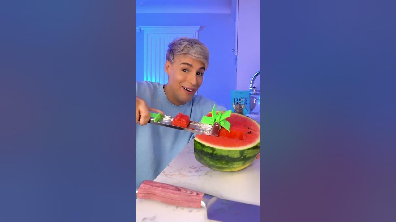 testing a 3 second watermelon slicer shorts YouTube