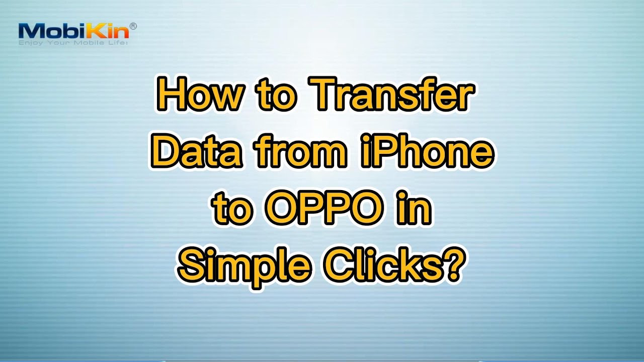 How to Transfer Data from iPhone to OPPO in Simple Clicks?