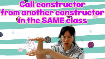 How to call a constructor from another constructor in the SAME class in Java