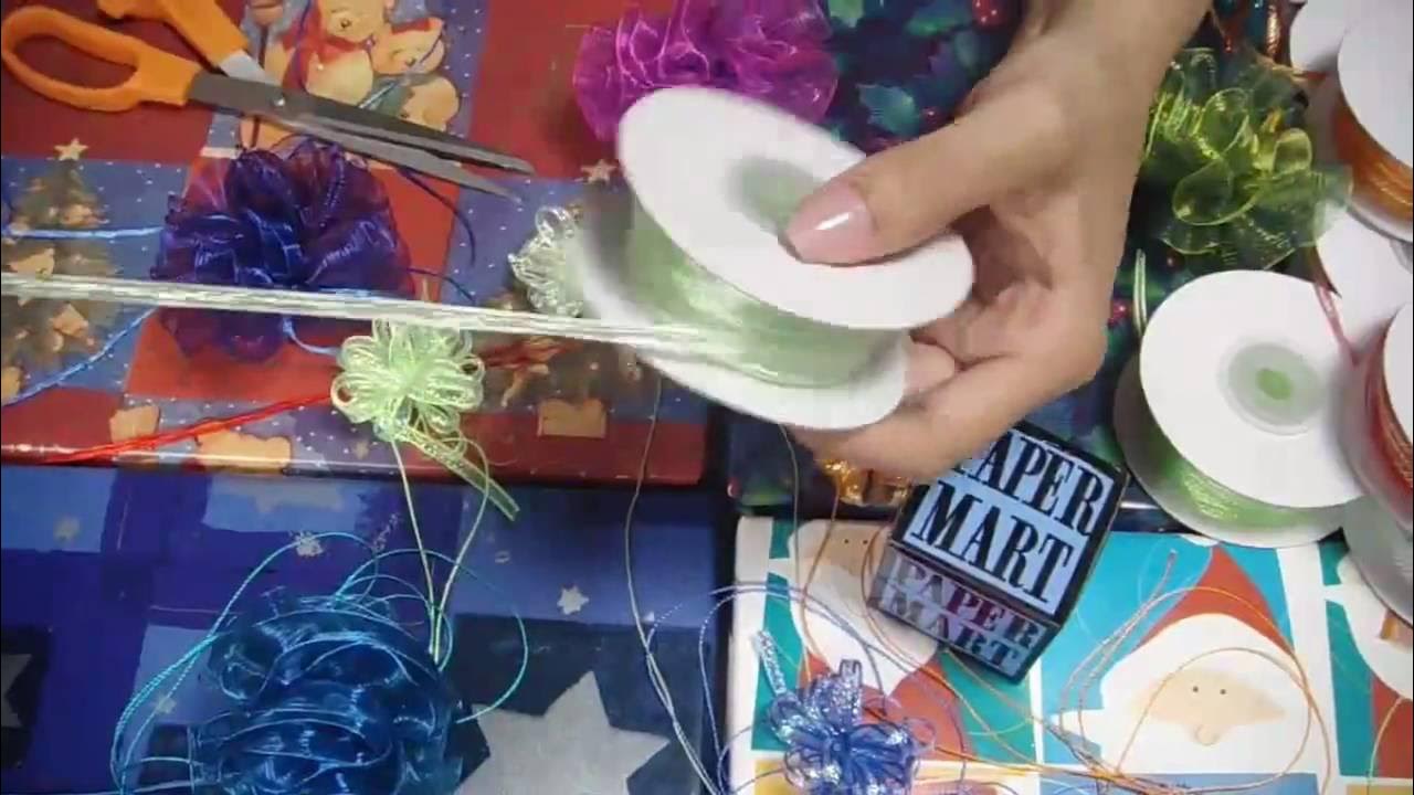 Pull String Bow from Paper Mart YouTube