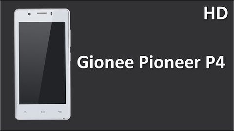 Gionee Pioneer P4 online with 4.5inch FWVGA Capacitive Display, 8GB ROM and 1800 mAh Battery