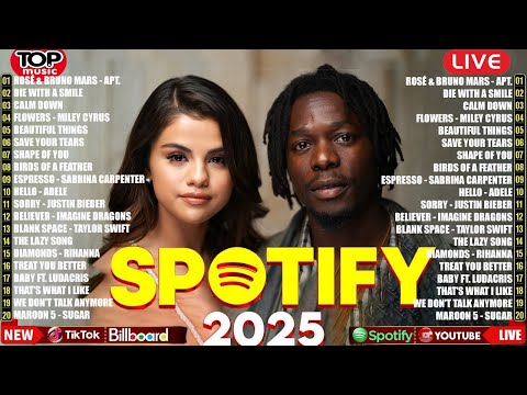 Ed Sheeran, Rihanna, Selena Gomez, Bruno Mars, Maroon 5, Zayn, Adele, Dua Lipa π π Billboard Hot 100