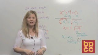 Math 099 Module 17.1 - Solving Quadratics Using Square Root Method Profile