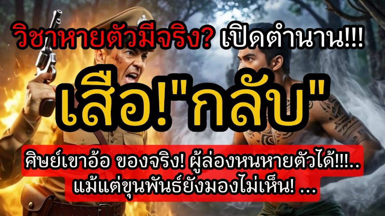 วิชาหายตัวมีจริง? เปิดตำนาน!!