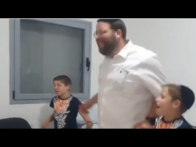 Israeli Family Dancing In Bomb Shelter