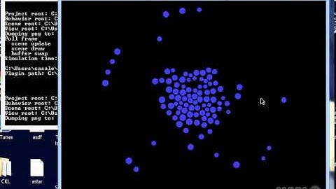 Social Forces Model: Helbing 2000 - Circle