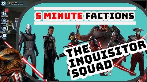 SWGOH Inquisitor Team GUIDE in UNDER 6 minutes! Mods, Zetas, etc!