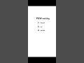 PGW welding full form