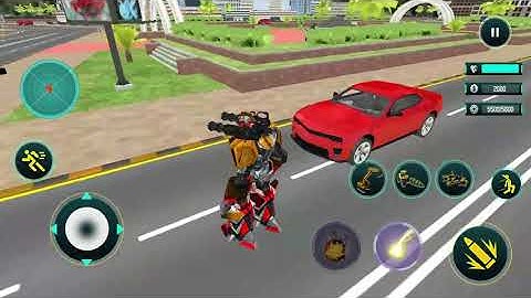 Mechanical Excavator Robot Game: Flying Transforme #05 - Android Best Robot Gameplay