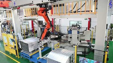 Bumper Beam  truss-type robotic manipulator workstation#manufacturing #automobile #automation