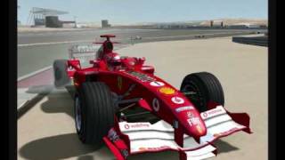 Ferrari Formel 1 Engine blown up.
