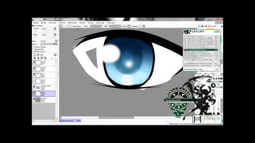 How to color anime girl eyes in paint tool sai(For mouse and pen tablet users)