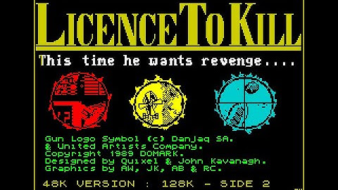 Licence To Kill Review for the Sinclair ZX Spectrum by John Gage