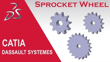 Design Sprocket Wheel in Catia #Formula