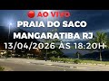🔴 AO VIVO: Praia do Saco à noite 🌙🌊 18:20h