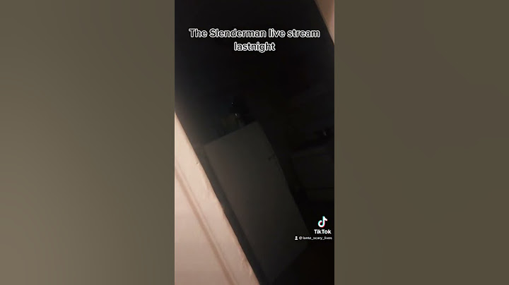 Slenderman tried to jump me