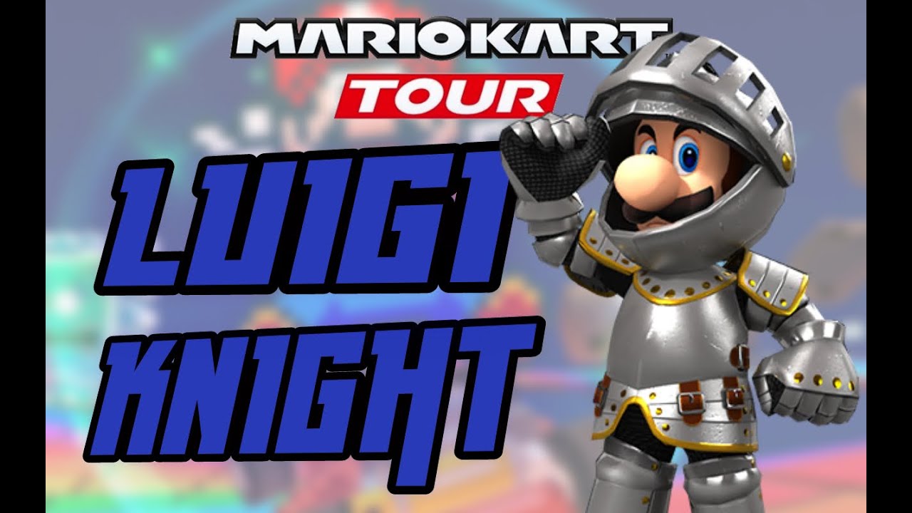 knight luigi mario kart tour