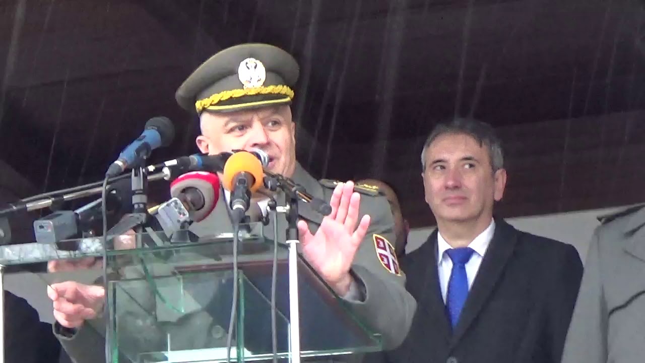 Milosav Simović, general-potpukovnik, Dan 4. brigade u Vranju.