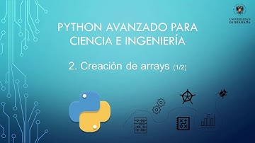 Creación de arrays de numpy (1/2)