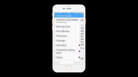 Building Inspector App - Inspect The Underfloor Space