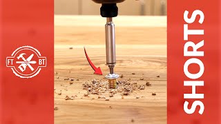 EASY Threaded Insert Install Trick | Woodworking #shorts screenshot 2