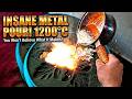 1200°C INSANE Metal Pour! (Making a Solid Brass Heart)