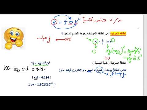 شرح الطاقة الحركية ( 1 ) فيزياء 11 متقدم