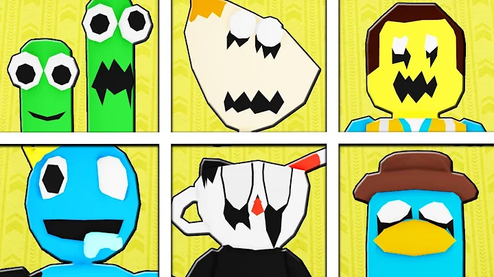 I UNLOCKED ALL 6 NEW ESCAPE BACKROOMS MORPHS ! ROB...